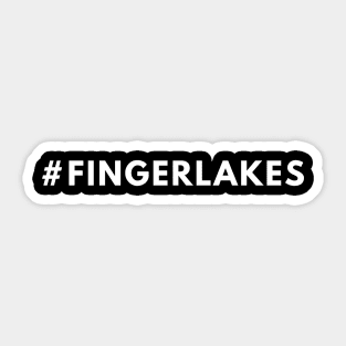 Finger Lakes Shirt #fingerlakes - Hashtag Shirt Sticker